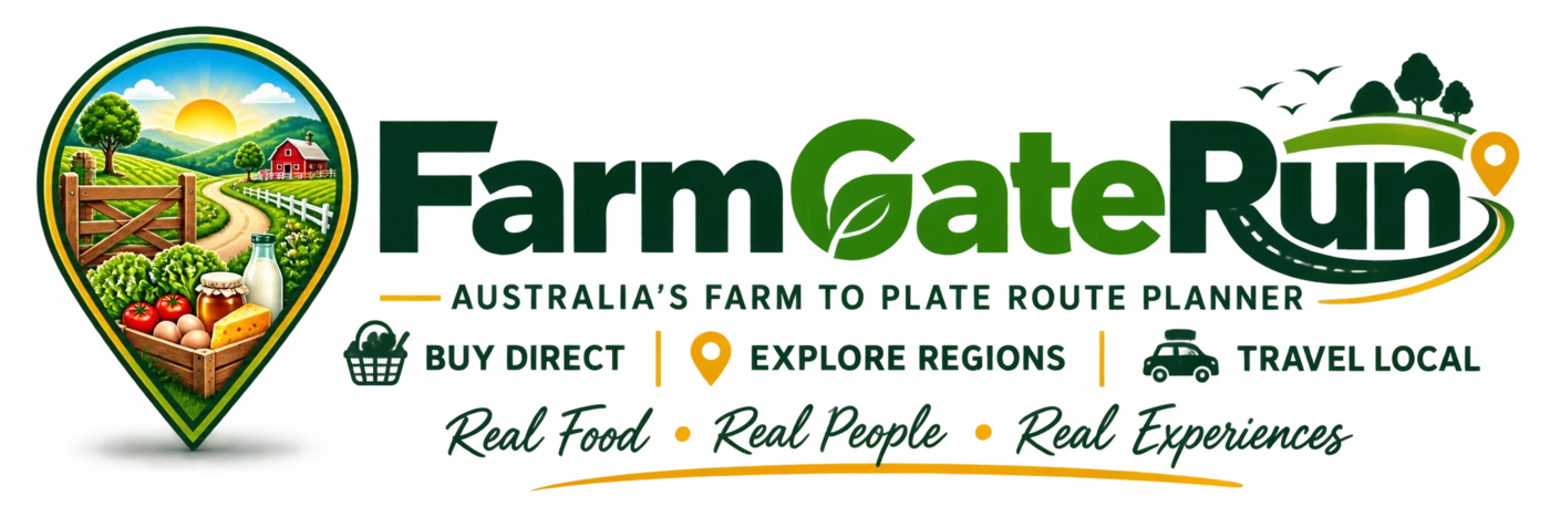 FarmGateRun — Australia’s Farm to Plate Route Planner.