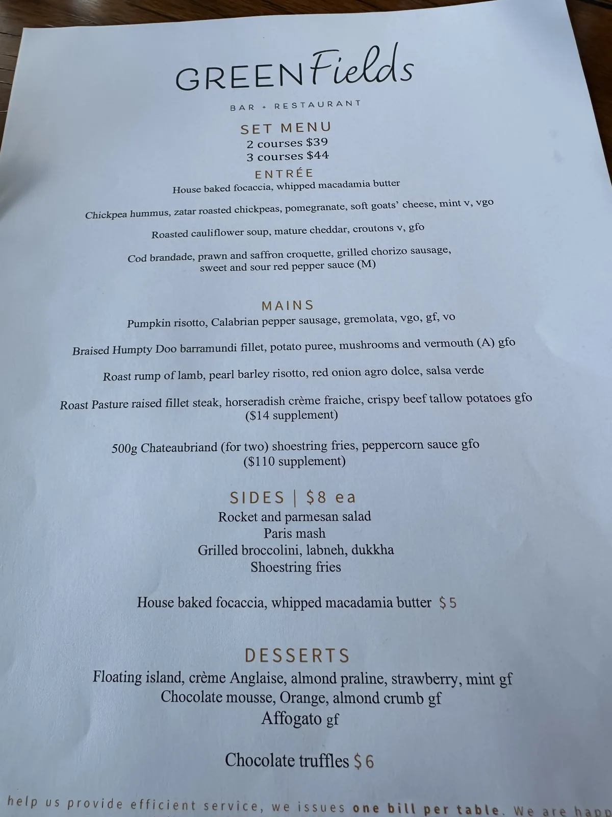 Green Fields Restaurant and Bar community photo 5 — image 5