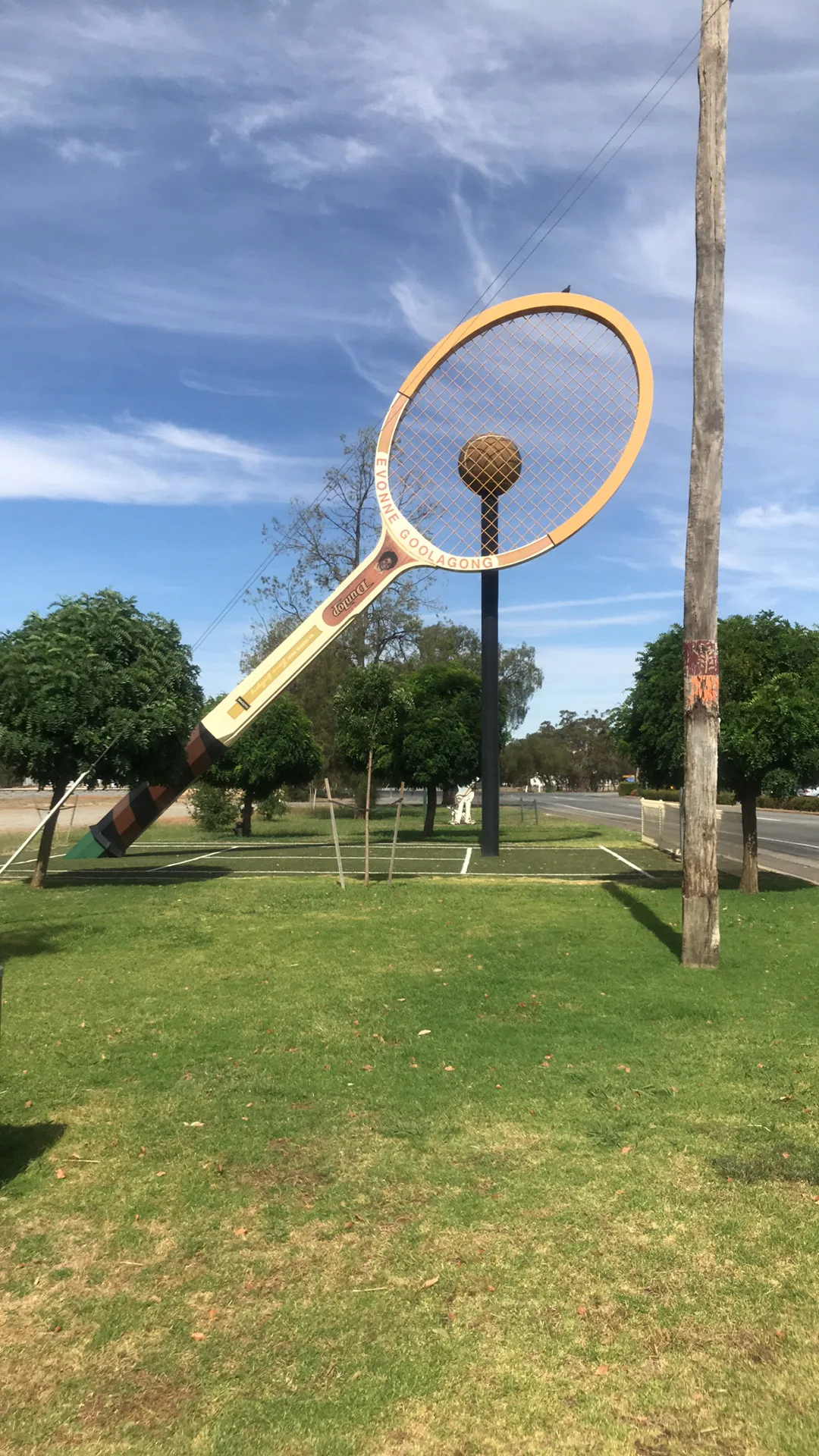 Big Tennis Racquet - Honouring Evonne Goolagong community photo 4 — image 4